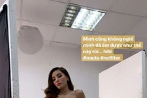 Kỳ Duyên khoe dáng sau khi bị chê chuyên chỉnh ảnh đến méo mó