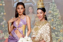 Thùy Tiên khiến người hâm mộ trầm trồ, cựu Miss Grand Thái Lan đăng story khen ngợi