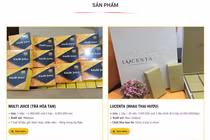 Cảnh báo kinh doanh đa cấp liên quan sản phẩm Multi Juice và Lucenta 