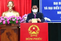 Lãnh đạo cấp cao bỏ phiếu bầu cử sớm