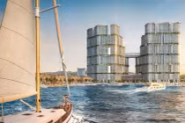 Toàn cảnh tòa tháp đôi biểu tượng (ảnh phối cảnh minh họa).