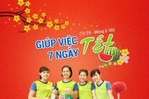Dịch vụ giúp việc ngày Tết: Giá gấp 3 vẫn “cháy” chợ