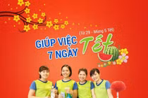 Dịch vụ giúp việc ngày Tết: Giá gấp 3 vẫn “cháy” chợ