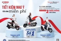 Bộ ba xe tay ga tiết kiệm xăng Yamaha Grande, Janus, Latte hút khách với ưu đãi “khủng”
