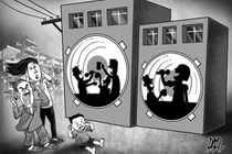 Cái loa nhà hàng xóm