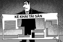 Kê khai xong đều bỏ vào hộc bàn, cất vào kho!