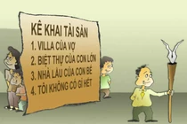 Lãnh đạo phải kê khai tài sản làm gương