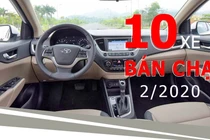 Infographic: Ô tô bán chạy nhất Việt Nam tháng 2/2020