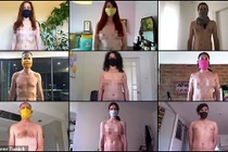 Dự án nhiếp ảnh “khỏa thân... đeo khẩu trang”