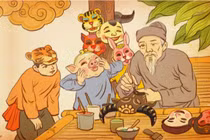 Mặt nạ giấy bồi - đồ chơi Trung thu truyền thống xưa được giới thiệu tại triển lãm