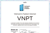 VNPT là nhà mạng có tốc độ Internet nhanh nhất Việt Nam