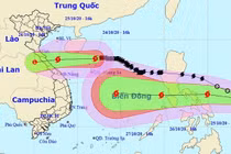 Bão số 8 đổ bộ Hà Tĩnh - Quảng Trị đêm mai