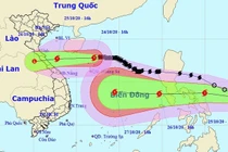Bão số 8 đổ bộ Hà Tĩnh - Quảng Trị đêm mai