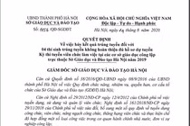 4 thí sinh trúng tuyển viên chức bị hủy kết quả 