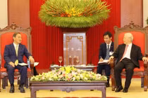 Tổng Bí thư, Chủ tịch nước tiếp Thủ tướng Nhật Bản Suga Yoshihide