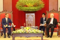 Tổng Bí thư, Chủ tịch nước tiếp Thủ tướng Nhật Bản Suga Yoshihide