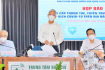 Ông Võ Văn Hoan - Phó Chủ tịch UBND TP. Hồ Chí Minh công bố về gói hỗ trợ lần 3 của TP. Hồ Chí Minh tại buổi họp báo