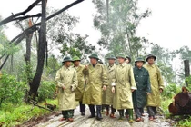 40 công nhân, chuyên gia thủy điện Rào Trăng 3 di chuyển bằng đường rừng đến Rào Trăng 4