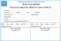Giấy xác nhận tiêm văcxin thiếu tiếng Anh, khó khăn khi đi nước ngoài