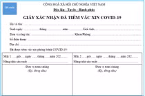 Giấy xác nhận tiêm văcxin thiếu tiếng Anh, khó khăn khi đi nước ngoài