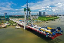 Chậm giải phóng mặt bằng xây cầu Thủ Thiêm 2 do vướng di tích