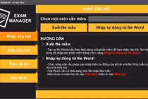 Phần mềm biên soạn đề thi