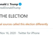 Ông Trump tuyên bố trên Twitter: 'Tôi đã chiến thắng cuộc bầu cử'