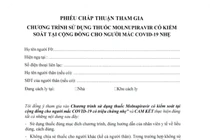 F0 nào tại TPHCM được sử dụng thuốc kháng virus Molnupiravir?
