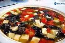 Đậu phụ nấu mộc nhĩ chữa xơ vữa động mạch