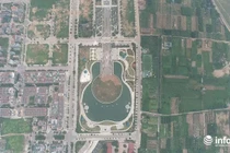 Cận cảnh công viên trăm tỷ có hình cây đàn ở Hà Nội