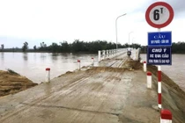 Quảng Nam sửa chữa đoạn nối cầu Duy Phước - Cẩm Kim