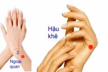 Vê ngón tay trị viêm gân cơ bàn tay