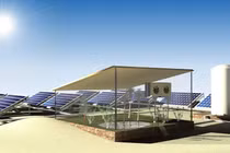 Thiết bị sản xuất điện mặt trời và sản xuất nước trồng cây