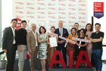 AIA Việt Nam tiếp tục được tôn vinh Doanh nghiệp có “Môi trường Làm việc Lý tưởng”