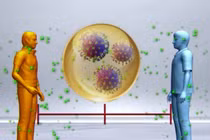 nCoV có thể lây qua những giọt bắn nhỏ di chuyển xa