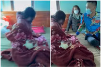 Huấn Hoa Hồng và nhiều người đến nhà nữ sinh trộm váy shop Mai Hường ủng hộ tiền gây tranh cãi