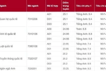 Điểm chuẩn trúng tuyển Học viện Ngoại giao năm 2019