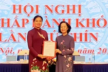 Đồng chí Hà Thị Nga được bầu làm Chủ tịch Hội Liên hiệp phụ nữ Việt Nam