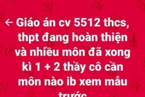 Giáo án mẫu 5512: Chỉ để “tham khảo” sao vẫn “nhộn nhịp” bán, mua?