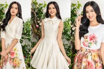 Hoa hậu Đỗ Thị Hà đẹp tựa 'nàng thơ', khoe đôi chân dài thẳng tắp