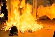 Phát hiện thi thể người phụ nữ cháy sau nhà, nghi do tự thiêu 