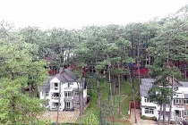 Một góc dự án Khu du lịch Lan Anh - Đà Lạt, trong khu vực hồ Tuyền Lâm. 