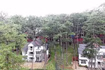 Một góc dự án Khu du lịch Lan Anh - Đà Lạt, trong khu vực hồ Tuyền Lâm. 