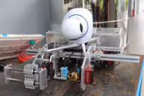 Robot kiểm tra mối hàn vỏ tàu