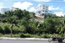 Biệt thự bị sạt lở tại dự án Nha Trang Seapark.