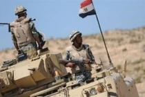 Quân đội Ai Cập tấn công truy quét khủng bố trên bán đảo Sinai. Ảnh Theportal