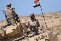 Quân đội Ai Cập tấn công truy quét khủng bố trên bán đảo Sinai. Ảnh Theportal