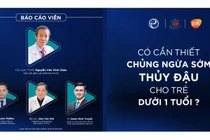Sự cần thiết chủng ngừa sớm thủy đậu cho trẻ nhỏ