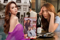 Lộ clip Ngọc Trinh và Hương Giang uống say ôm nhau