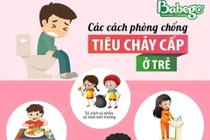 Vệ sinh tránh tái phát cho trẻ mắc tiêu chảy nhiễm khuẩn